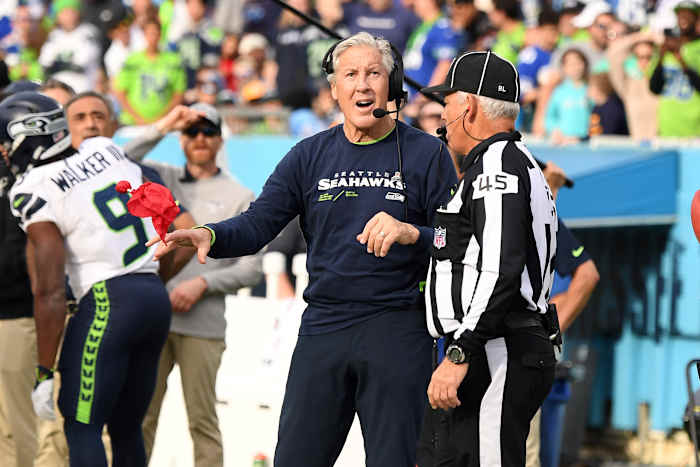 pete carroll challenge flag